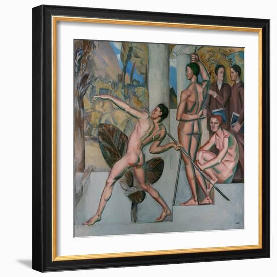 Mens Sana in Corpore Sano (A Healthy Mind in a Healthy Bod), 1912-Georg Pauli-Framed Giclee Print