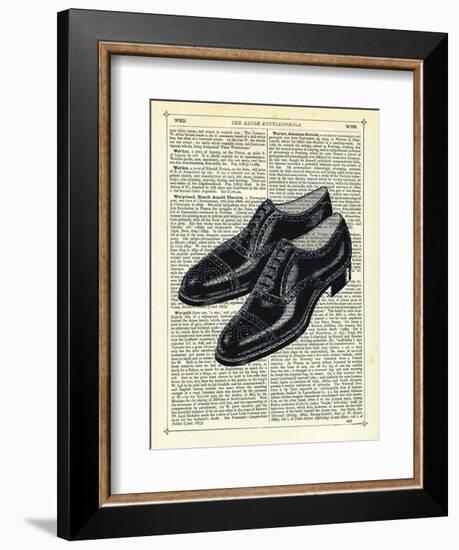 Mens Shoes-Marion Mcconaghie-Framed Art Print