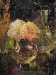 Bouquet of Yellow Roses in a Decanter, Behind a Bottle-Menso Kamerlingh Onnes-Art Print