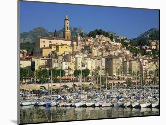 Menton, Alpes Maritimes, Cote D'Azur, Provence, France-Rainford Roy-Mounted Photographic Print