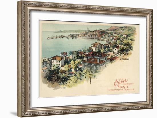 Menton, France-null-Framed Giclee Print