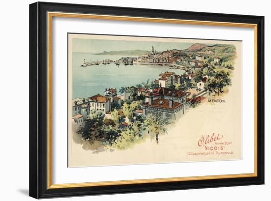 Menton, France-null-Framed Giclee Print