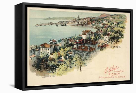 Menton, France-null-Framed Premier Image Canvas