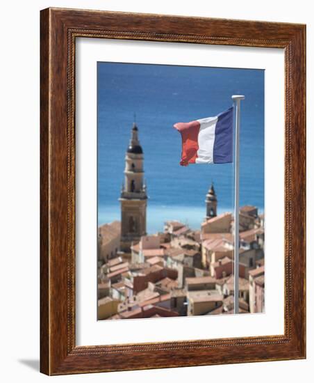 Menton, French Riviera, Cote D'Azur, France-Doug Pearson-Framed Photographic Print