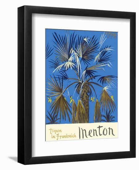 Menton - Tropen in Frankreich (Tropics in France) - Palm Tree-Graham Sutherland-Framed Art Print