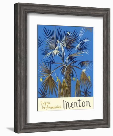 Menton - Tropen in Frankreich (Tropics in France) - Palm Tree-Graham Sutherland-Framed Art Print