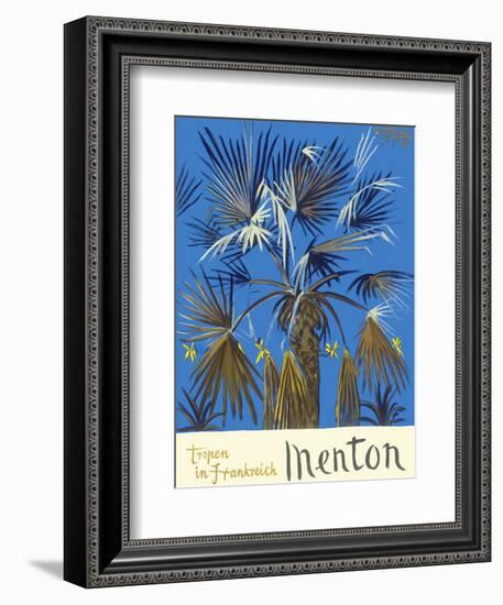 Menton - Tropen in Frankreich (Tropics in France) - Palm Tree-Graham Sutherland-Framed Art Print