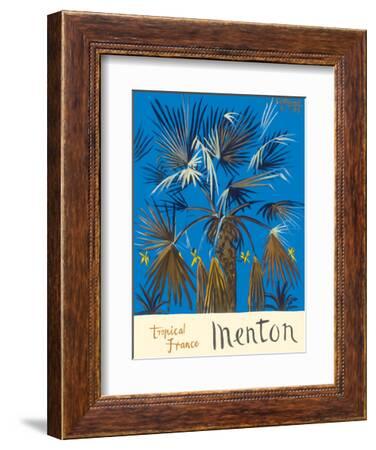 Menton - Tropical France - Palm Tree' Art Print - Graham Sutherland |  Art.com