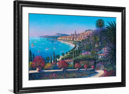 Menton-Guy Dessapt-Framed Art Print