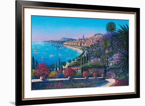 Menton-Guy Dessapt-Framed Art Print