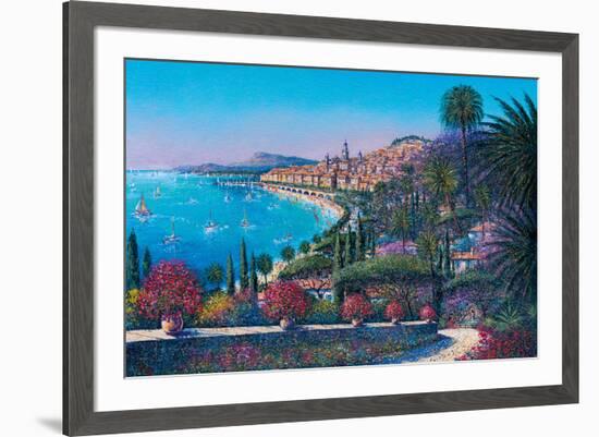 Menton-Guy Dessapt-Framed Art Print