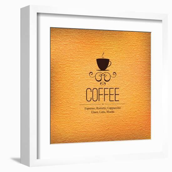 Menu For Restaurant, Cafe, Bar, Coffeehouse-L.M.V-Framed Art Print