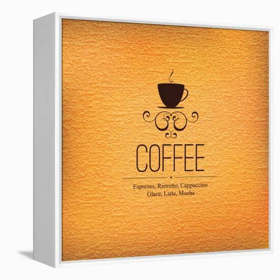 Menu For Restaurant, Cafe, Bar, Coffeehouse-L.M.V-Framed Stretched Canvas