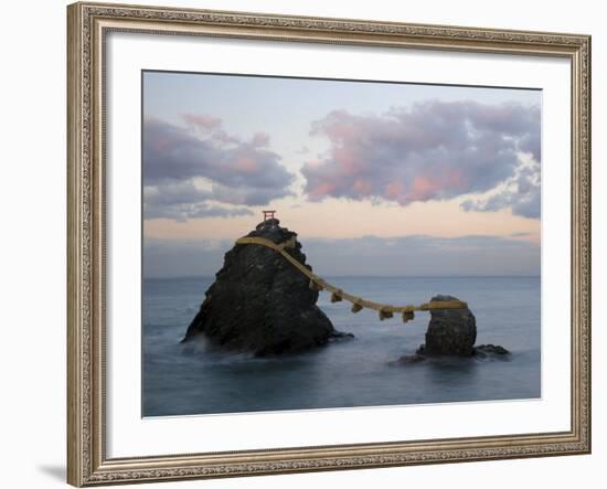 Meoto-Iwa, Futami, Ise-Shima, Central Honshu, Japan-Gavin Hellier-Framed Photographic Print