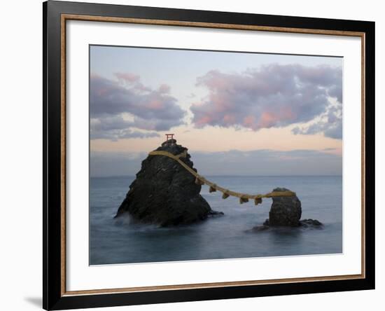 Meoto-Iwa, Futami, Ise-Shima, Central Honshu, Japan-Gavin Hellier-Framed Photographic Print