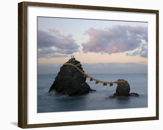 Meoto-Iwa, Futami, Ise-Shima, Central Honshu, Japan-Gavin Hellier-Framed Photographic Print