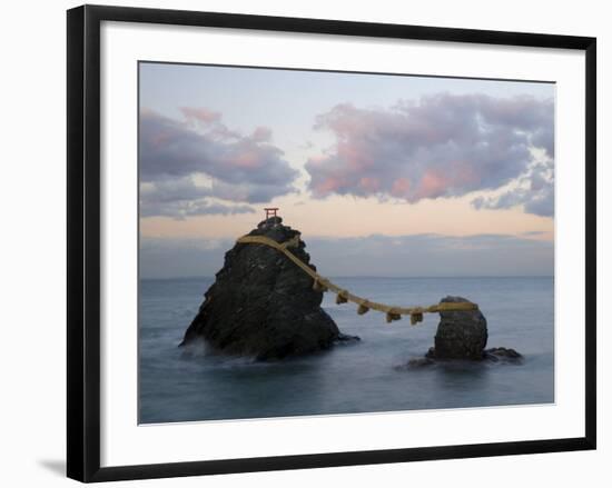 Meoto-Iwa, Futami, Ise-Shima, Central Honshu, Japan-Gavin Hellier-Framed Photographic Print