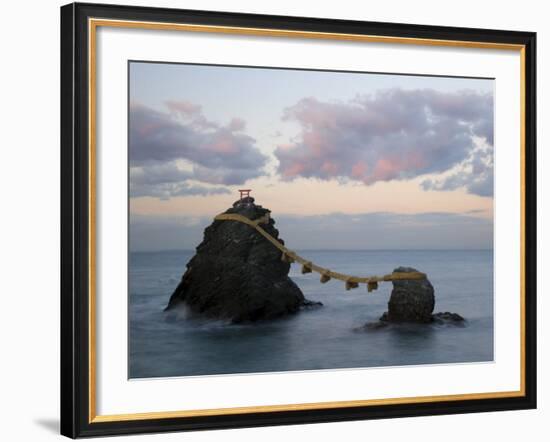 Meoto-Iwa, Futami, Ise-Shima, Central Honshu, Japan-Gavin Hellier-Framed Photographic Print