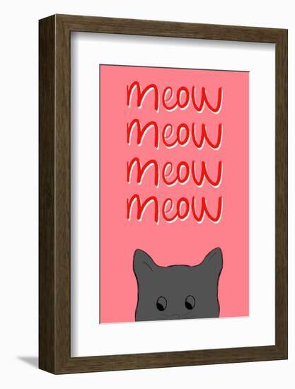 Meow-Emily Navas-Framed Photographic Print