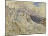 Mer De Glace, 1856 (W/C over Graphite with Gouache on Paper)-Henry Moore-Mounted Giclee Print