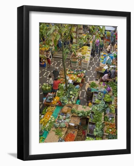 Mercado Dos Lavradores, the Covered Market For Producers of Island Food, Funchal, Madeira, Portugal-Neale Clarke-Framed Photographic Print