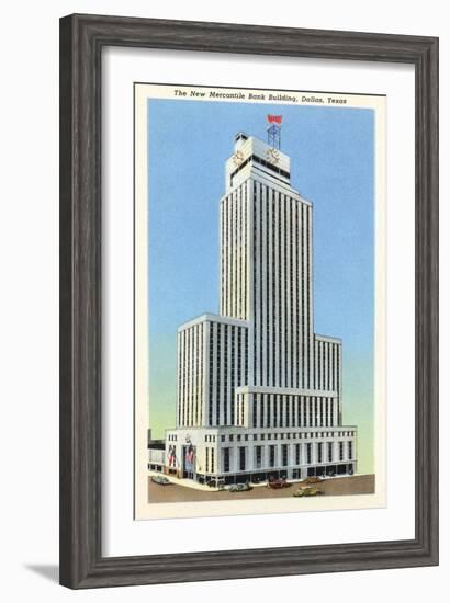 Mercantile Bank, Dallas, Texas--Framed Art Print