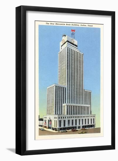 Mercantile Bank, Dallas, Texas-null-Framed Art Print