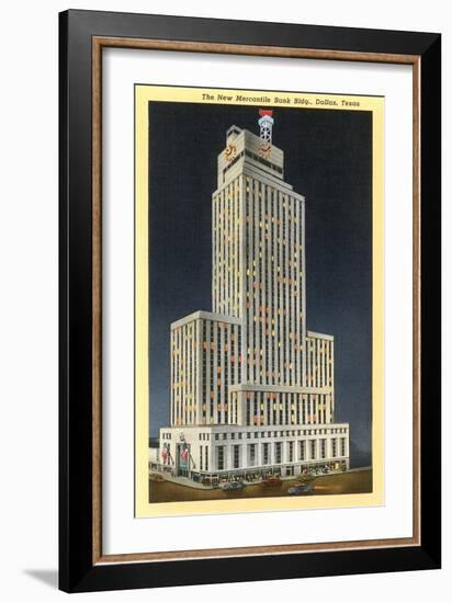 Mercantile Bank, Dallas, Texas-null-Framed Art Print