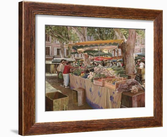 Mercato Provenzale-Guido Borelli-Framed Giclee Print