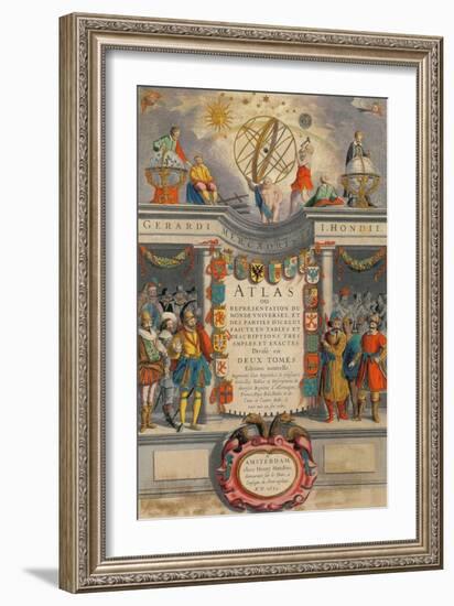 Mercator's Atlas, 1633-Science Source-Framed Giclee Print