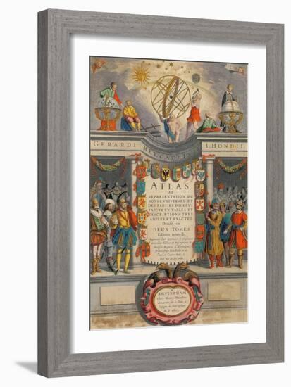 Mercator's Atlas, 1633-Science Source-Framed Giclee Print