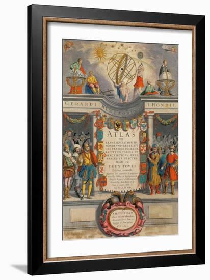 Mercator's Atlas, 1633-Science Source-Framed Giclee Print