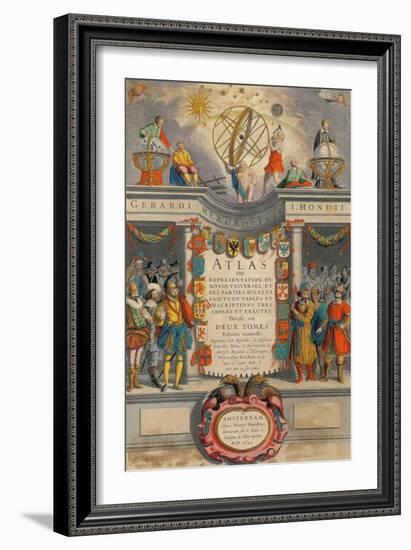 Mercator's Atlas, 1633-Science Source-Framed Giclee Print