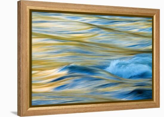 Merced River Abstract & Afternoon Light Natural Detail Yosemite-Vincent James-Framed Premier Image Canvas