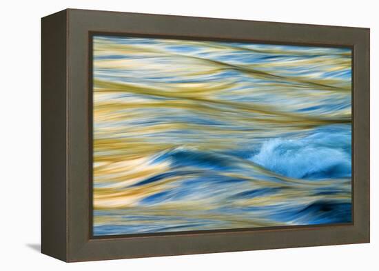 Merced River Abstract & Afternoon Light Natural Detail Yosemite-Vincent James-Framed Premier Image Canvas