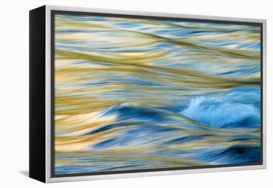 Merced River Abstract & Afternoon Light Natural Detail Yosemite-Vincent James-Framed Premier Image Canvas