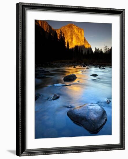 Merced River Beneath El Capitan in Yosemite National Park, California-Ian Shive-Framed Photographic Print