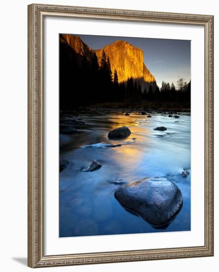 Merced River Beneath El Capitan in Yosemite National Park, California-Ian Shive-Framed Photographic Print