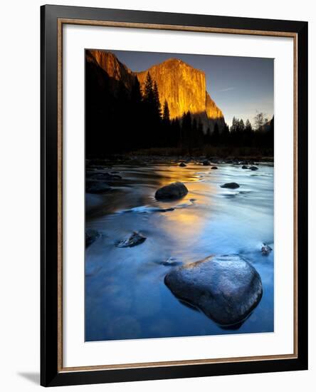 Merced River Beneath El Capitan in Yosemite National Park, California-Ian Shive-Framed Photographic Print