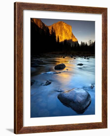 Merced River Beneath El Capitan in Yosemite National Park, California-Ian Shive-Framed Photographic Print