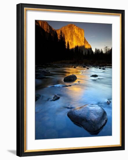 Merced River Beneath El Capitan in Yosemite National Park, California-Ian Shive-Framed Photographic Print