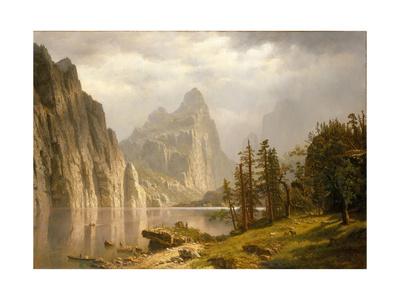 Yosemite Valley by Albert Bierstadt Giclee Fine Art Print Reproduction on Canvas