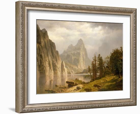 Merced River, Yosemite Valley, 1866-Albert Bierstadt-Framed Giclee Print