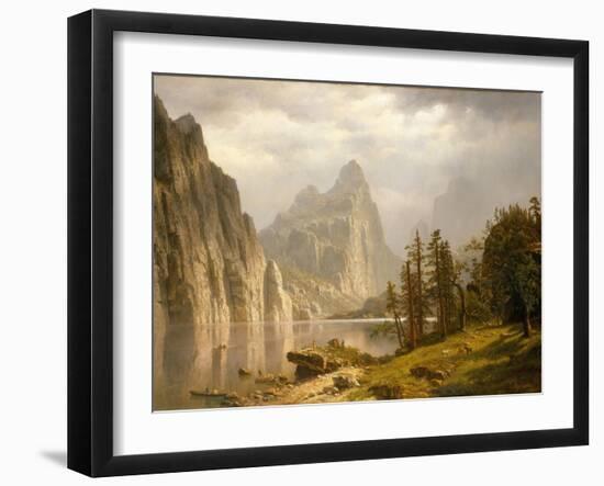 Merced River, Yosemite Valley, 1866-Albert Bierstadt-Framed Giclee Print