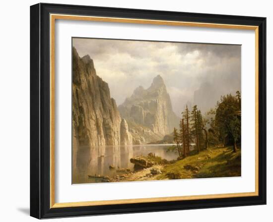 Merced River, Yosemite Valley, 1866-Albert Bierstadt-Framed Giclee Print