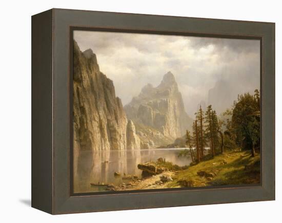 Merced River, Yosemite Valley, 1866-Albert Bierstadt-Framed Premier Image Canvas