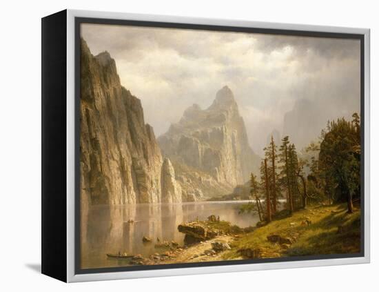 Merced River, Yosemite Valley, 1866-Albert Bierstadt-Framed Premier Image Canvas
