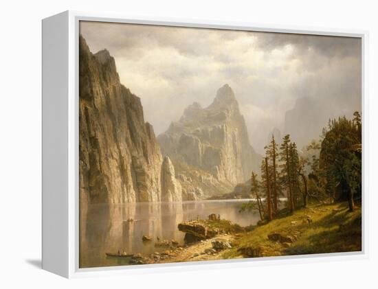 Merced River, Yosemite Valley, 1866-Albert Bierstadt-Framed Premier Image Canvas