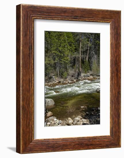 Merced River, Yosemite Valley, Yosemite National Park, California, USA-David Wall-Framed Photographic Print