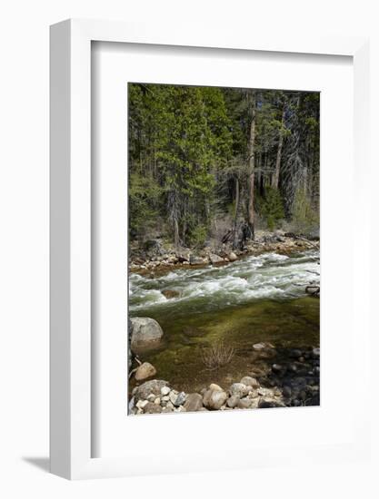 Merced River, Yosemite Valley, Yosemite National Park, California, USA-David Wall-Framed Photographic Print